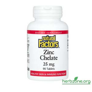 Natural Factors Zinc Chelate 25 mg from iHerb