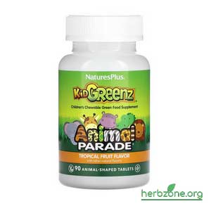 NaturesPlus Animal Parade Kid Greenz Children's Chewable Green Food Supplement from iHerb