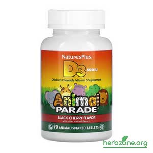 NaturesPlus Animal Parade Vitamin D3 from iHerb