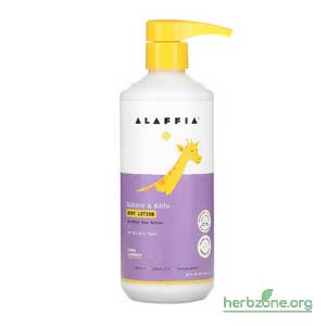 Alaffia Babies Kids Body Lotion Lemon Lavender from iHerb