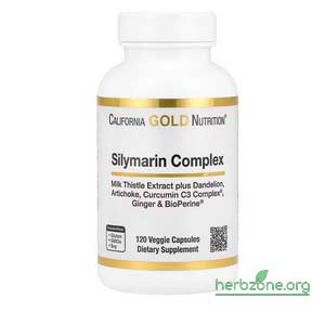 California Gold Nutrition Silymarin Complex Milk Thistle Extract from iHerb