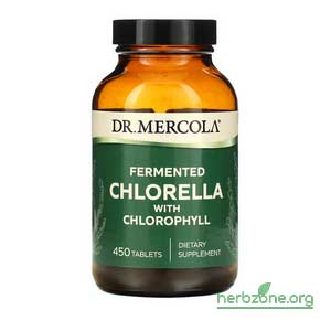 Dr. Mercola Fermented Chlorella with Chlorophyll from iHerb