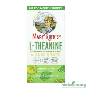 MaryRuth's L-Theanine Liquid Drops Lemon Lime from iHerb