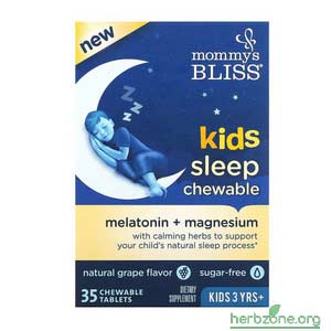 Mommy's Bliss Kids Sleep Chewable Melatonin Magnesium from iHerb