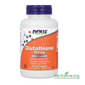 NOW Foods Glutathione 500 mg from iHerb