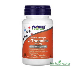 NOW Foods L-Theanine Double Strength from iHerb