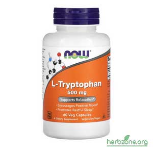 NOW Foods L-Tryptophan 500 mg from iHerb