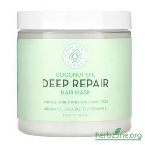 Pure Body Naturals Coconut Oil Deep Repair Hair Mask from iHerb