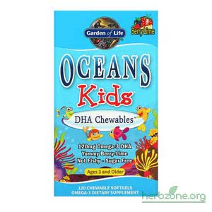 Garden of Life Oceans Kids DHA Chewables from iHerb