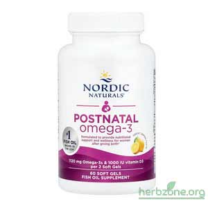 Nordic Naturals Postnatal Omega-3 Lemon from iHerb
