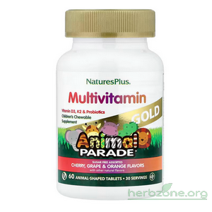 NaturesPlus, Animal Parade Gold, Children's Chewable Supplement