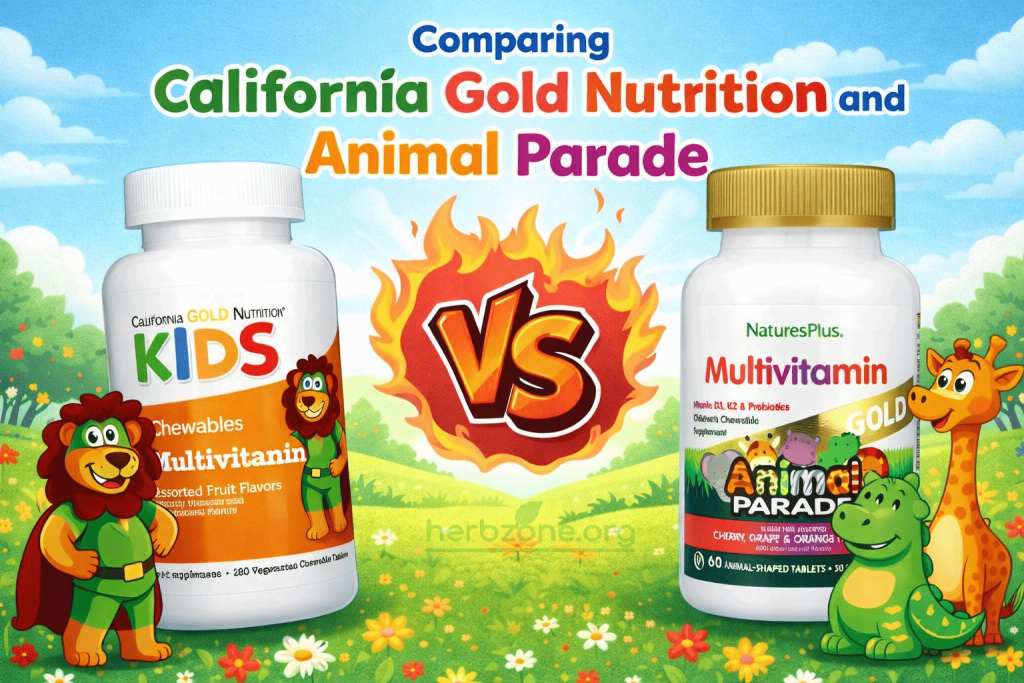 Comparing California Gold Nutrition and Animal Parade